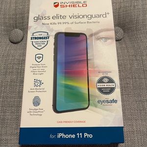 Zagg glass elite vision guard screen protector. IPHONE 11 pro!
